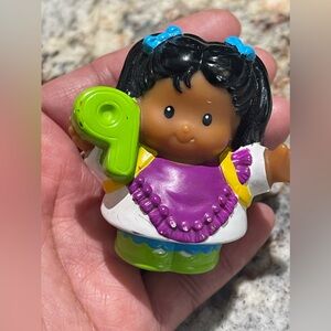 Fisher Price Mattel Little People MIA #9 School Student Learning Numbers 2005